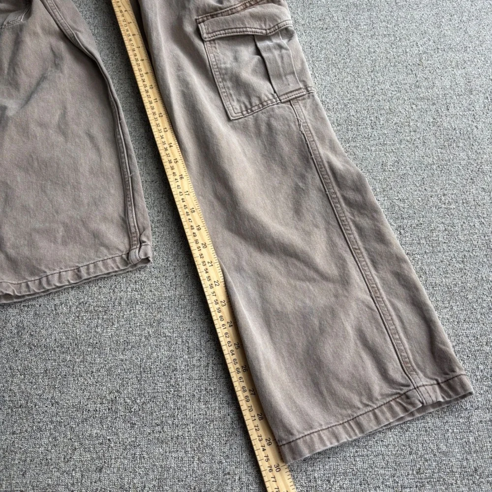 BDG Pants Mens 27x30 Skate Cargo Brown Relaxed Wide Leg Urban Outfitters